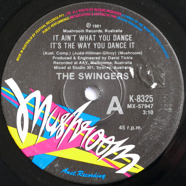 The Swingers – It Ain't What You Dance, It's The Way You Dance It 7" vinyl record, image 4 of 5