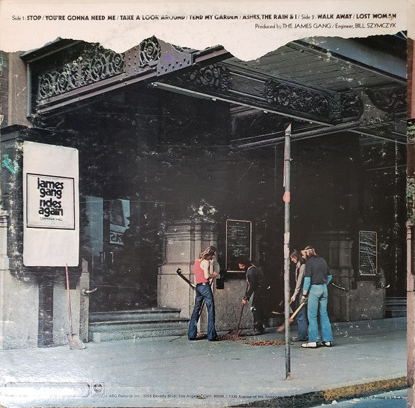 James Gang – Live In Concert LP vinyl record, image 2 of 4