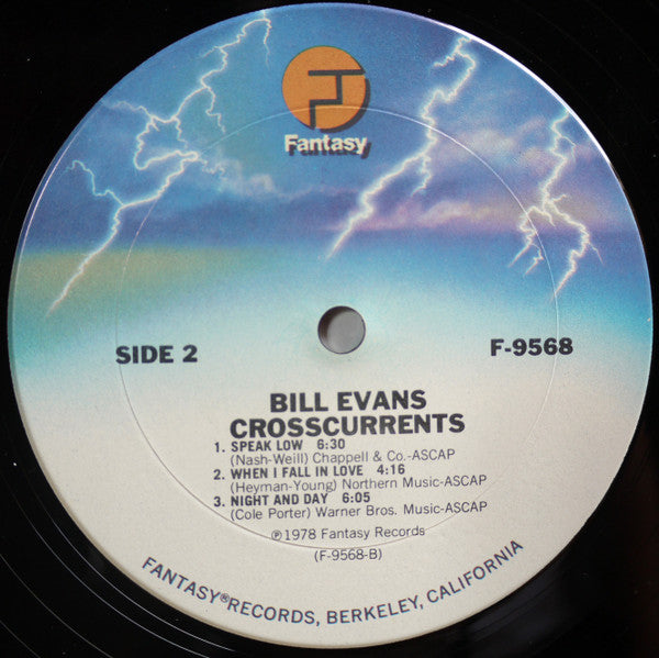 The Bill Evans Trio, Lee Konitz, Warne Marsh – Crosscurrents LP vinyl record, image 4 of 4