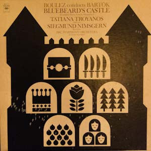 Pierre Boulez, Béla Bartók, Tatiana Troyanos, Siegmund Nimsgern, BBC Symphony Orchestra – Bluebeard's Castle / Le Chateau De Barbe-Bleue / Herzog Blaubarts Burg LP vinyl record, image 1 of 6