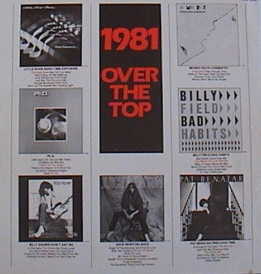 Various – 1981 Over The Top LP vinyl record, image 6 of 6