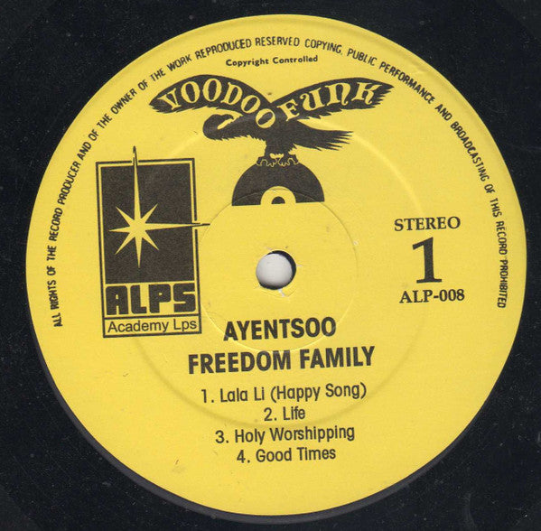 Freedom Family – Ayentsoo LP vinyl record, image 3 of 6