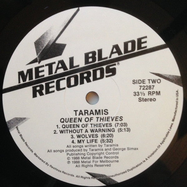 Taramis – Queen Of Thieves LP vinyl record, image 4 of 9