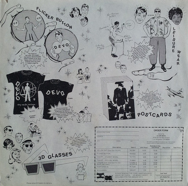 Devo – Freedom Of Choice LP vinyl record, image 6 of 6