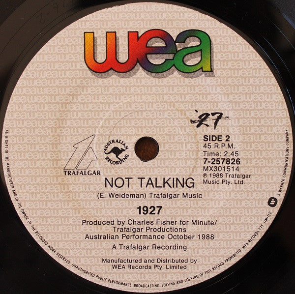 1927 – If I Could 7" vinyl record, image 4 of 4