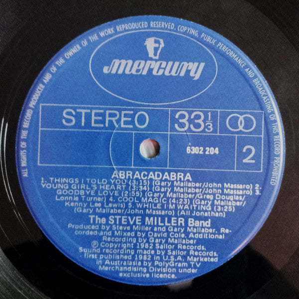 Steve Miller Band – Abracadabra LP vinyl record, image 4 of 6