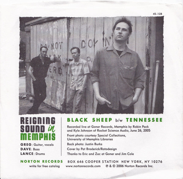 Reigning Sound – In Memphis 7" vinyl record, image 2 of 4
