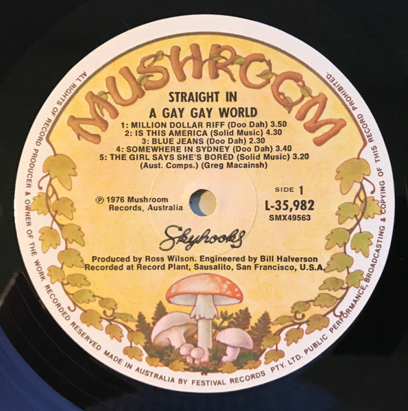 Skyhooks – Straight In A Gay Gay World LP vinyl record, image 5 of 10