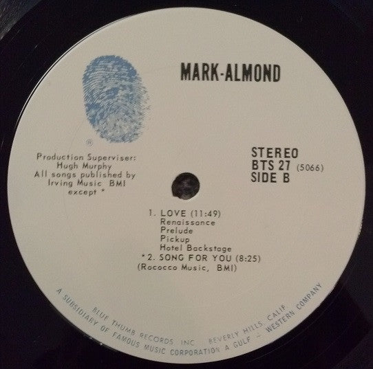 Mark-Almond – Mark-Almond LP vinyl record, image 4 of 6