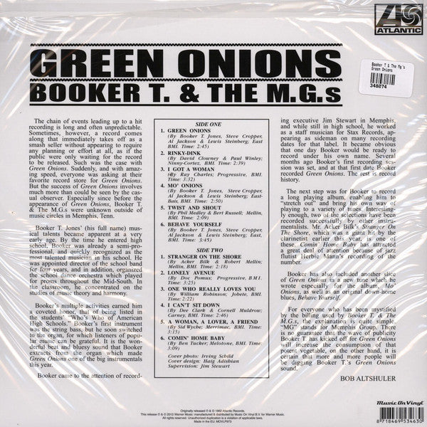 Booker T & The MG's – Green Onions LP vinyl record, image 2 of 4
