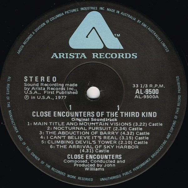John Williams – Close Encounters Of The Third Kind (Original Motion Picture Soundtrack) LP vinyl record, image 3 of 6