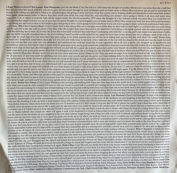 Lloyd Cole & The Commotions – Easy Pieces LP vinyl record, image 6 of 6