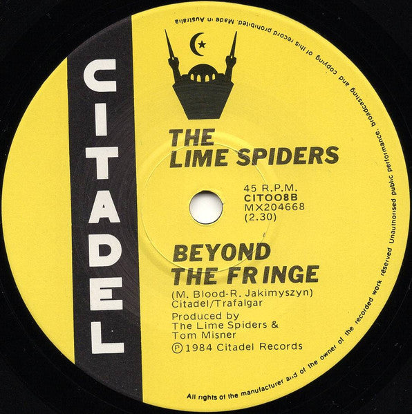 The Lime Spiders – Slave Girl 7" vinyl record, image 4 of 4