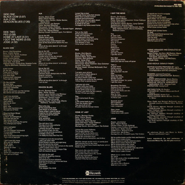 Steely Dan – Aja LP vinyl record, image 2 of 5