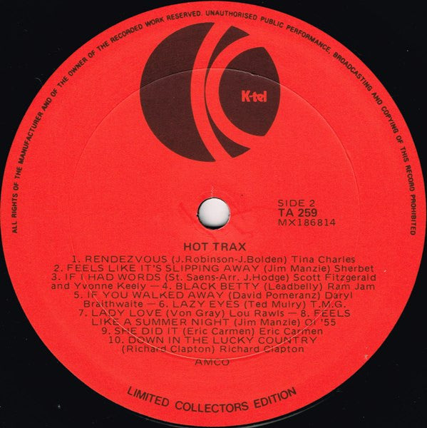 Various – Hot Trax LP vinyl record, image 4 of 4