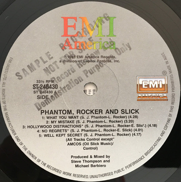 Phantom, Rocker & Slick – Phantom, Rocker & Slick LP vinyl record, image 5 of 6
