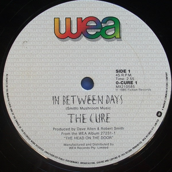 The Cure – In Between Days 12" vinyl record, image 3 of 4