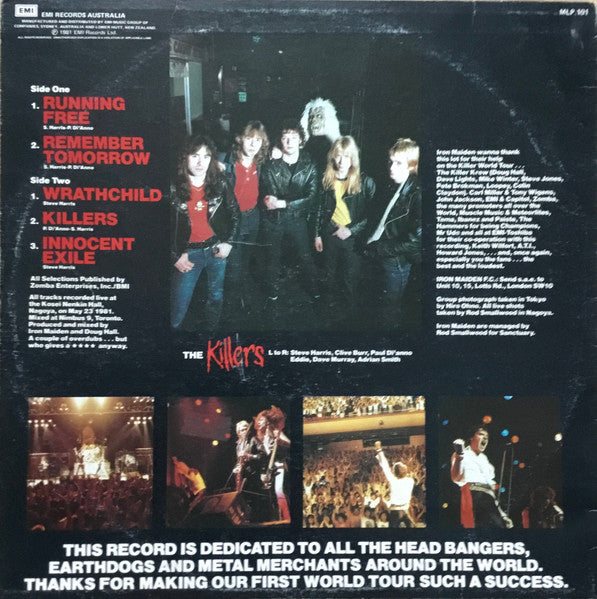 Iron Maiden – Maiden Japan 12" vinyl record, image 2 of 6