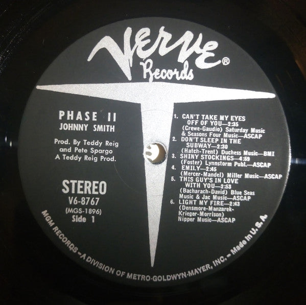 Johnny Smith – Phase II LP vinyl record, image 3 of 4