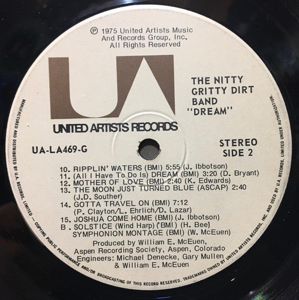 Nitty Gritty Dirt Band – Dream LP vinyl record, image 4 of 8
