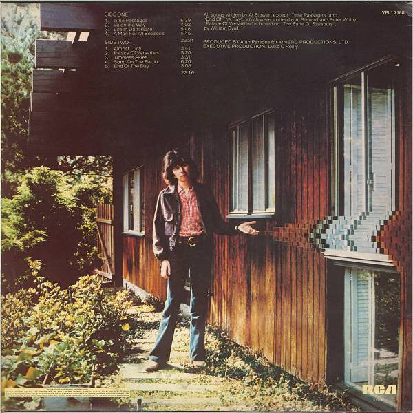 Al Stewart – Time Passages LP vinyl record, image 2 of 4