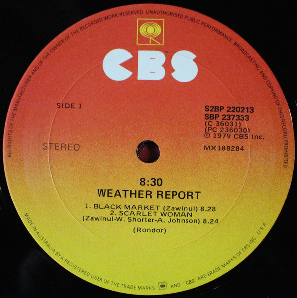 Weather Report – 8:30 (2xLP) LP vinyl record, image 4 of 7