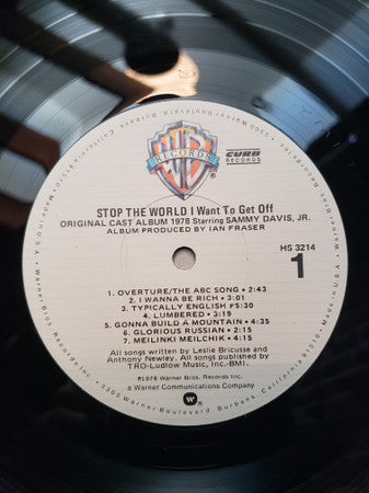 Sammy Davis Jr. – Stop The World I Want To Get Off LP vinyl record, image 3 of 5