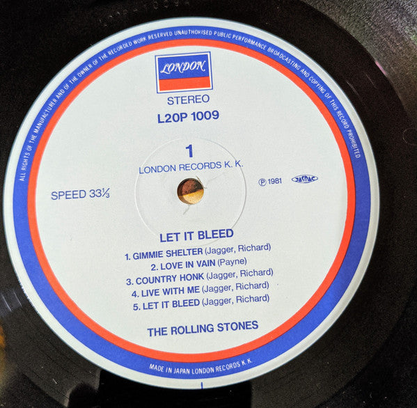 The Rolling Stones – Let It Bleed LP vinyl record, image 5 of 5