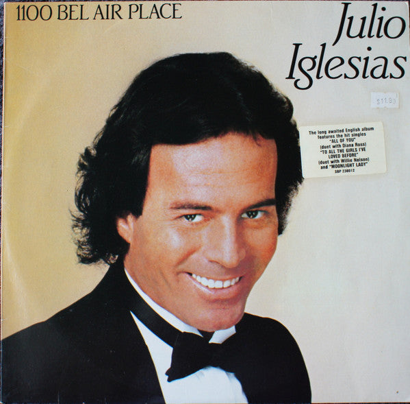 Julio Iglesias – 1100 Bel Air Place LP vinyl record, image 1 of 8