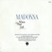 Madonna – Who's That Girl 7" vinyl record, image 2 of 4