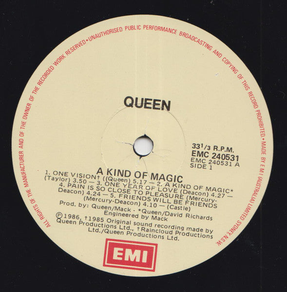 Queen – A Kind Of Magic LP vinyl record, image 7 of 8