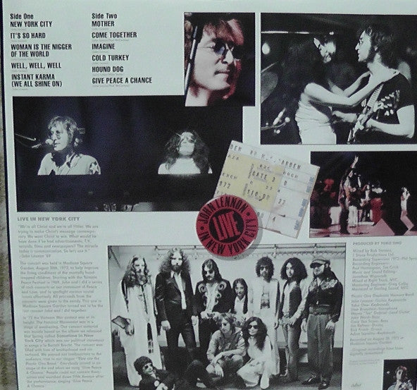 John Lennon – Live In New York City LP vinyl record, image 5 of 9