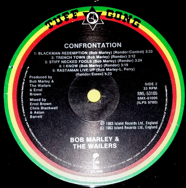 Bob Marley & The Wailers – Confrontation LP vinyl record, image 4 of 8