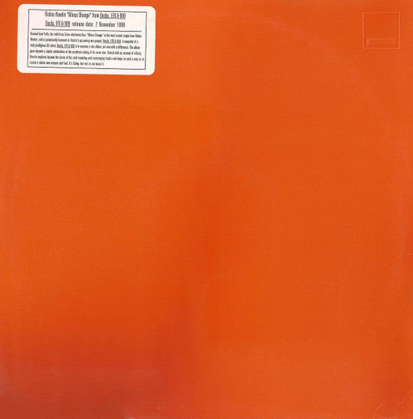 Richie Hawtin – Minus Orange 12" vinyl record, image 1 of 10