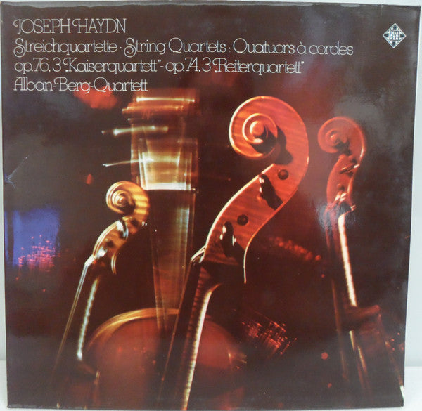 Joseph Haydn, Alban Berg Quartett – Streichquartette / String Quartets / Quatuors À Cordes: Op. 76,3 "Kaiserquartett" - Op. 74,3 "Reiterquartett" LP vinyl record, image 1 of 5