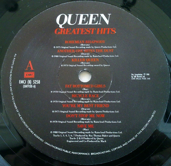 Queen – Greatest Hits LP vinyl record, image 3 of 8