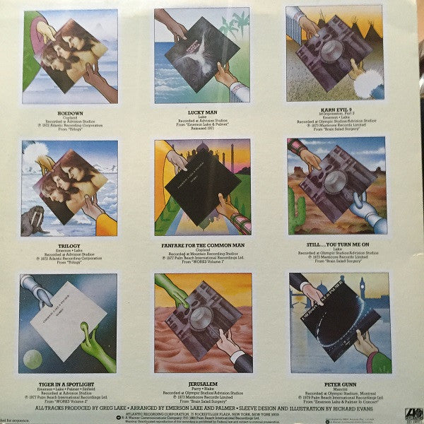 Emerson, Lake & Palmer – The Best Of Emerson Lake & Palmer LP vinyl record, image 3 of 6
