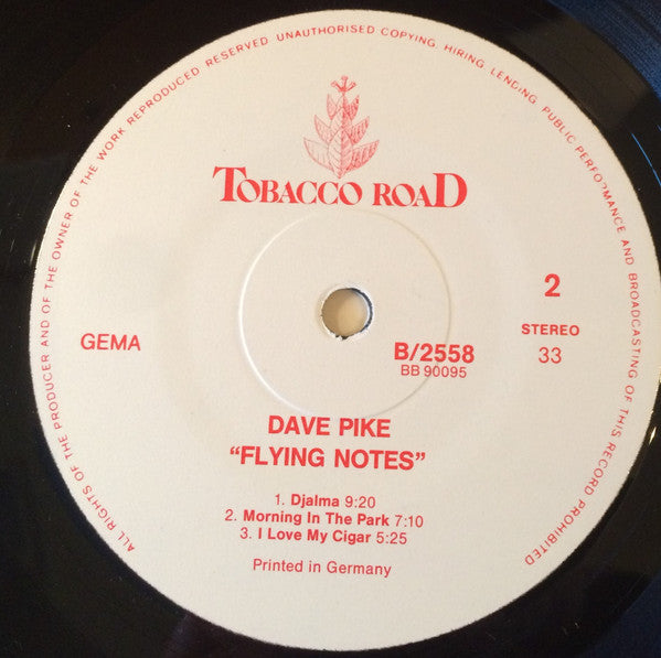 Dave Pike – Flying Notes LP vinyl record, image 4 of 4