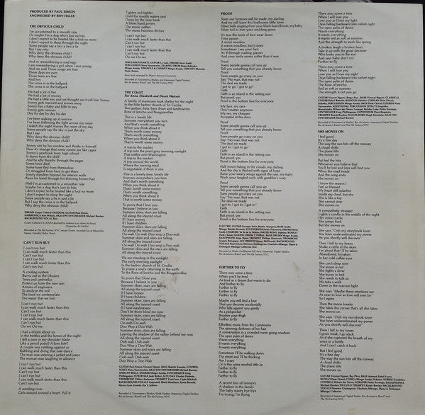Paul Simon – The Rhythm Of The Saints LP vinyl record, image 3 of 6