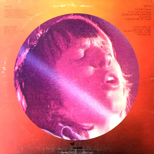 Robin Trower – For Earth Below LP vinyl record, image 2 of 4
