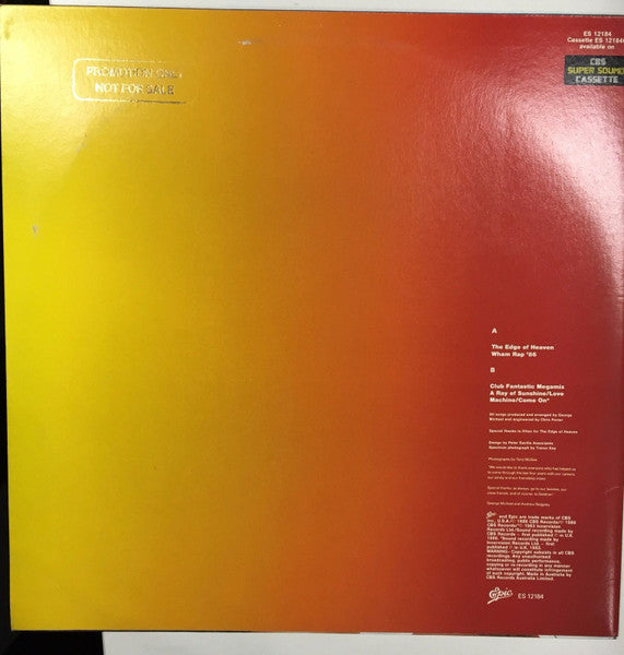 Wham! – The Edge Of Heaven 12" vinyl record, image 2 of 5