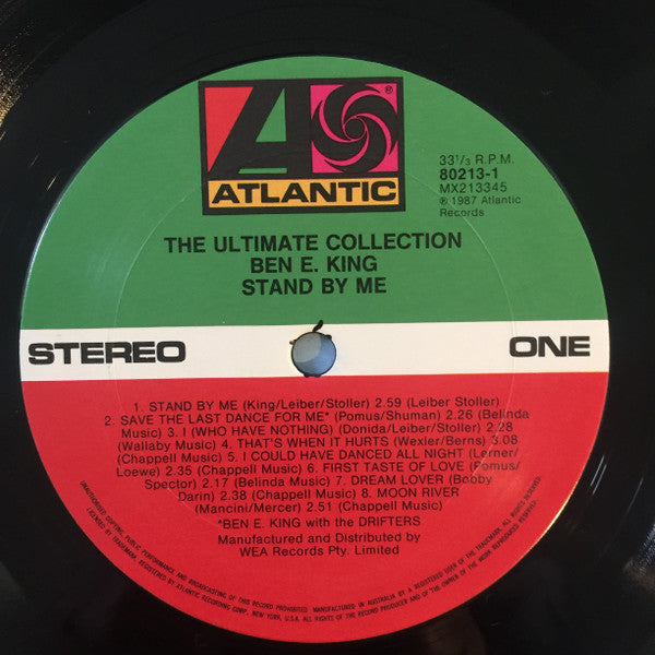 Ben E. King – The Ultimate Collection: Stand By Me LP vinyl record, image 3 of 4