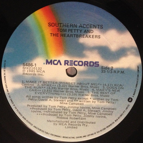 Tom Petty And The Heartbreakers – Southern Accents LP vinyl record, image 4 of 6