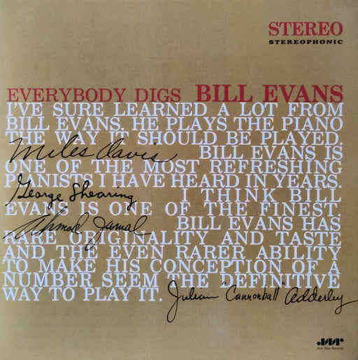 Bill Evans – Everybody Digs Bill Evans