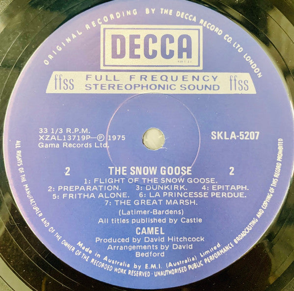 Camel – The Snow Goose LP vinyl record, image 4 of 5