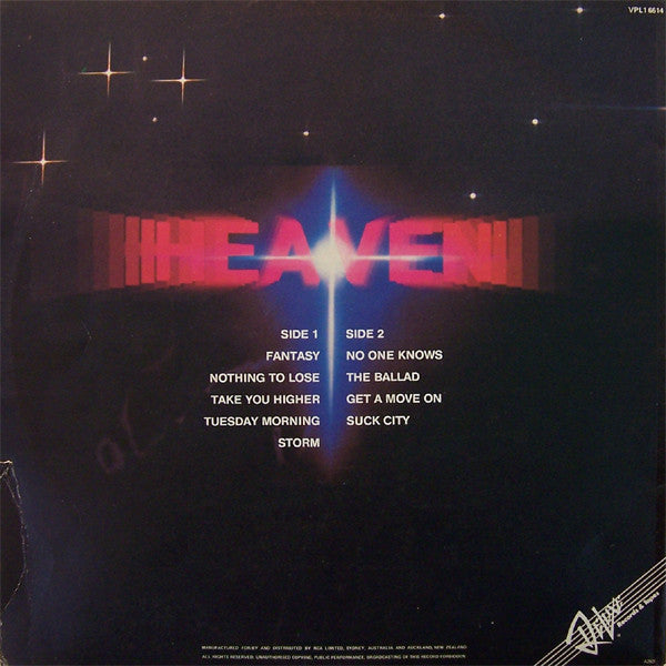 Heaven – Twilight Of Mischief LP vinyl record, image 2 of 5