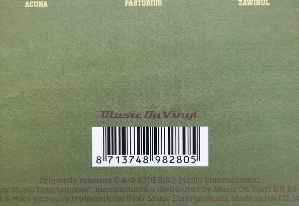 Weather Report – Black Market LP vinyl record, image 8 of 8