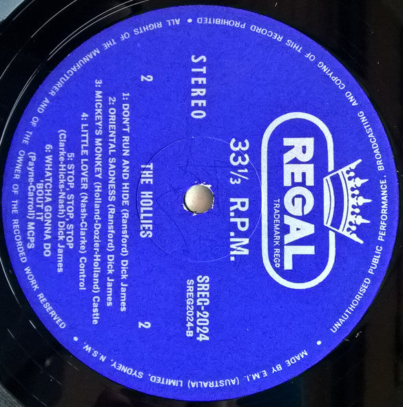 The Hollies – The Hollies LP vinyl record, image 4 of 5