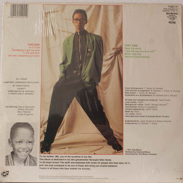 Tashif' Kente – A Boy And A Dream LP vinyl record, image 3 of 4
