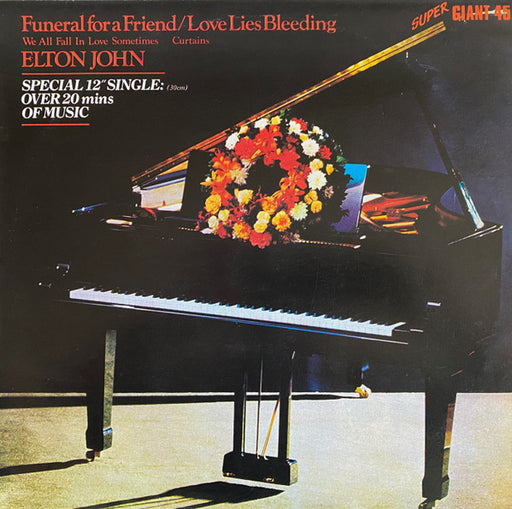 Elton John – Funeral For A Friend 12" vinyl record, image 1 of 4
